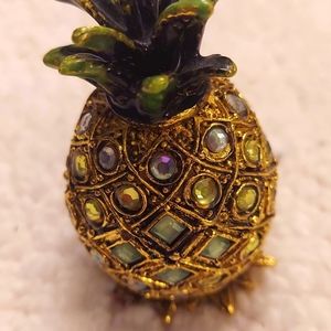 SALE Pineapple trinket box